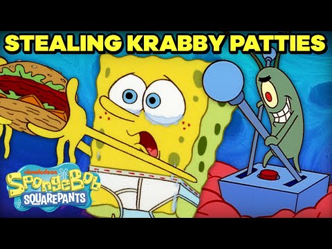 Plankton's Top 20 Attempts to Steal the Krabby Patty π | SpongeBob