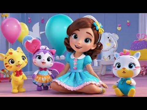 Miss Polly Had a Dolly Cozy Sunroom Care | English Nursery Rhyme | Kids Songs | Baby Music