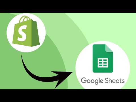 Import Shopify Data to Google Sheets