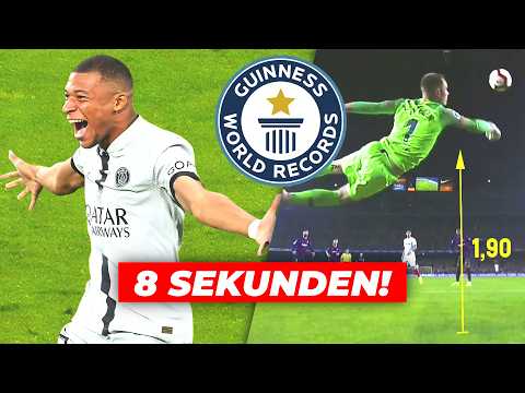 Fußball WELTREKORDE die NIEMALS gebrochen werden!