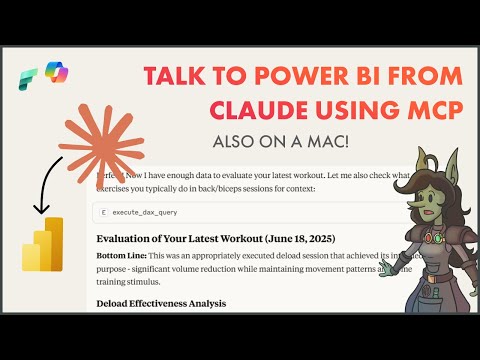 Talk to Power BI from Claude using MCP (even on a Mac!)