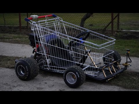 Homemade 200cc SHOPPING Go-Kart !? 🛒🏎