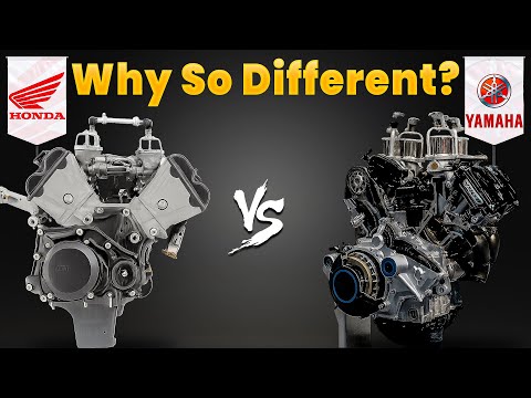 Why Yamaha And Honda MotoGP Engines Are So Different?