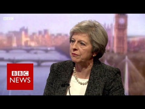 Theresa May 'won't be afraid' to challenge Donald Trump - BBC News