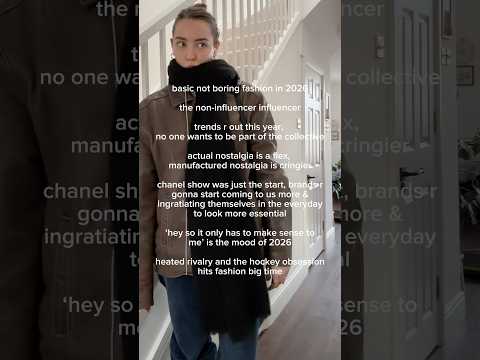 january fashion brain dump