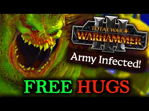 Spreading INFINITE DISEASES with HUGS - Total War Warhammer 3