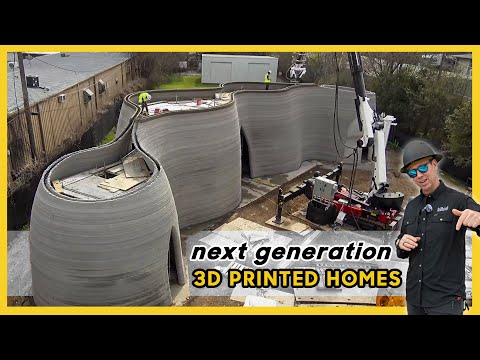 3D Printed Domes and Arches - Revolutionary Printed House Tour with ICON’s Robotic Arm