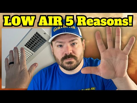5 REASONS for Low Airflow.
