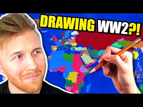What if WW2 Was Fought By DRAWING Empires?! (Doodle Empires)