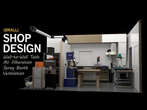 Small Workshop Design in 3D