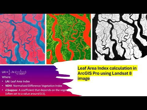 LAI calculation using ArcGISPro