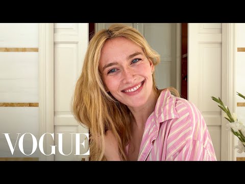 Love Story Star Sarah Pidgeon's Blonde Hair Beauty Routine | Beauty Secrets | Vogue