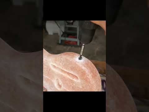 Building a #guitar out of salt