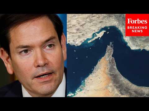 'Dangerous For The World': Rubio Warns Iran May Try To Create 'Tolling System' In Hormuz Strait