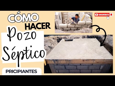 How to make a SEPTIC TANK step by step from the foundation