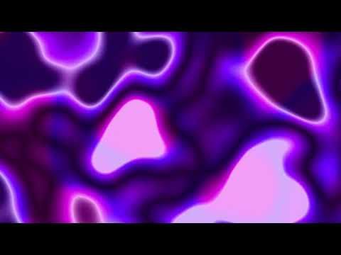 2h Psychedelic Purple Retro Neon Background | No Sound 4K