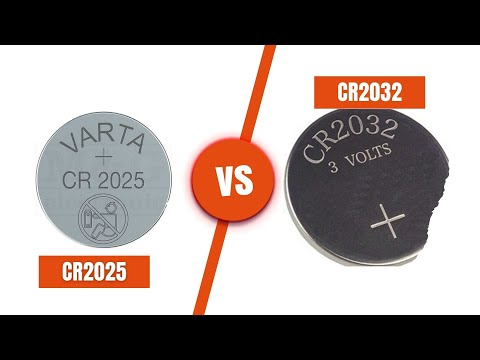 CR2025 vs CR2032 Batteries: What are the Differences?