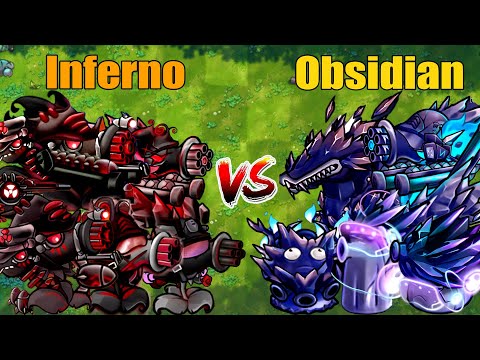 PVZ 1 Fusion 3.0 Challenge!! Team Inferno VS Team Obsidian VS 300 Zombie Random - Who Will Win?