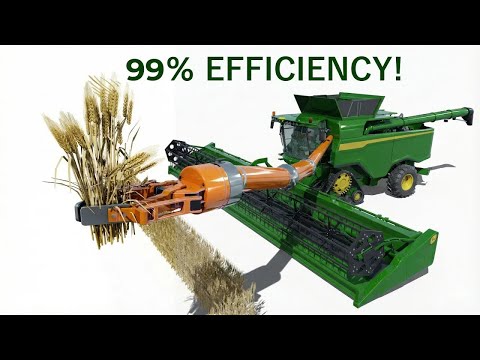 The Genius Physics behind the Combine Harvesters!