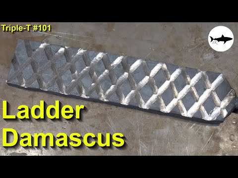 Triple-T #101 - Damascus patterns - Ladder