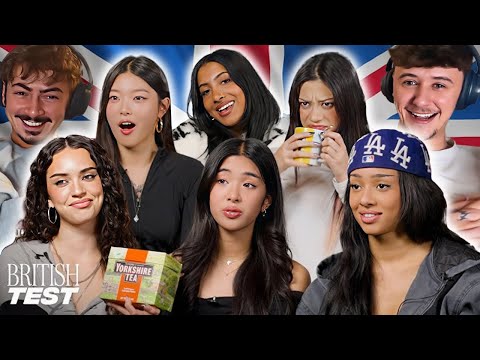 BRITS REACT TO: KATSEYE Hilariously Take On The British Test Trying Sausage Rolls, Tea Making & More