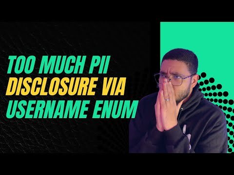 Hunting Again | Full PII Disclosure via Username Enumeration