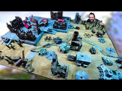 I made a MASSIVE Warhammer 40k Gaming Board