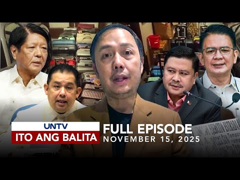 UNTV: Ito Ang Balita Weekend Edition |  November 15, 2025