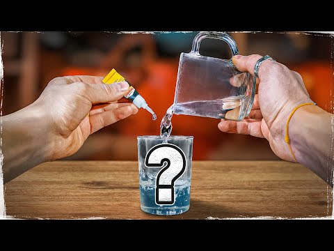 КАКОЙ КЛЕЙ МОЖЕТ СКЛЕИТЬ ВОДУ
