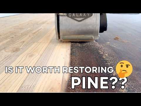 Is restoring PINE worth it?? 🤔 | Wood Floor Refinishing