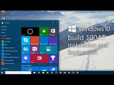 Windows 10 build 10041: 10 years later! - Installation and Exploration