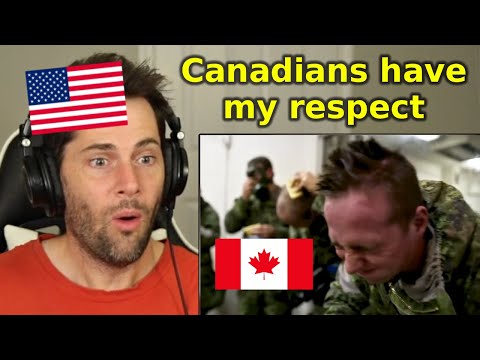American Reacts to Canadian Armed Forces Basic Military Qualification (BMQ)