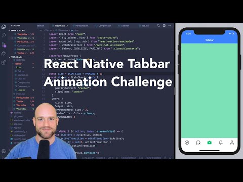 React Native Tabbar Animation Challenge