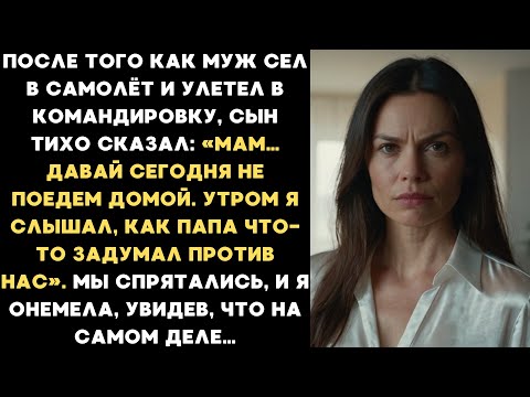 "Mom... let's not go home today," my son begged me. I was speechless when I saw what my husband h...