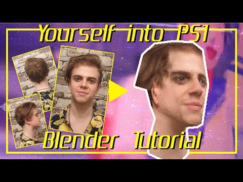 YOURSELF as a PS1 Style Character | Blender Beginner Tutorial