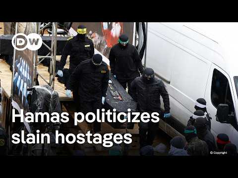 UN condemns Hamas display of hostages' coffins | DW News