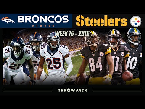 No Fly Zone Take on NFL's Top WR Core! (Broncos vs. Steelers 2015, Week 15)