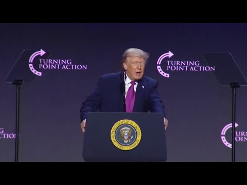 Donald Trump full TPUSA Arizona speech: President addresses Iran war, midterm elections