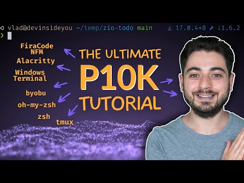 The Ultimate #p10k Tutorial #zsh #alacritty #byobu #FiraCode
