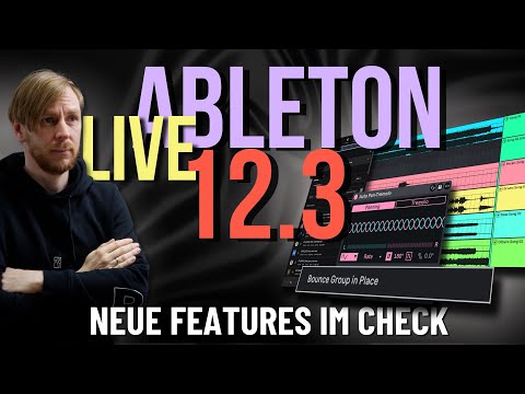 Neue Features in Ableton Live 12.3 – Stem Separation, Bounce Groups & Auto Pan