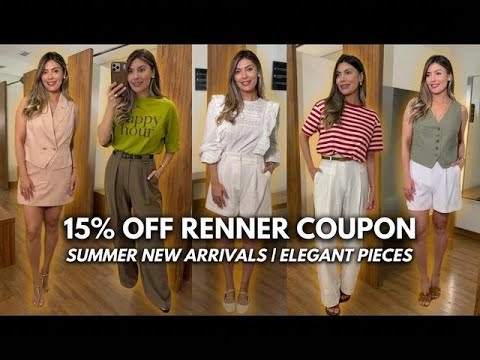 Renner Summer Try-On Haul: New Arrivals & Summer Outfits with 15% Off