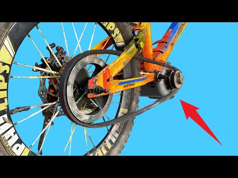 This farmer is a genius! How to Build a Chainless Electric Bike That Runs Fast as Lightning