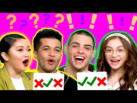 Guess the Celeb by Their VOICE w/ Lana Condor, Noah Centineo, Jordan Fisher, and Anna Cathcart