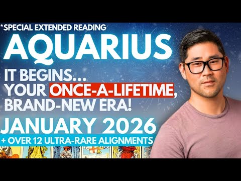 Aquarius January 2026 - ULTRA-RARE MONTH LIKE YOU NEVER SEEN - EPIC PAYOFF! 🌠 Tarot Horoscope
