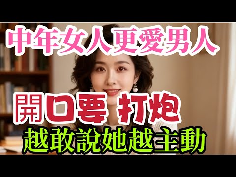 中年女人更爱男人“开口要”，越敢说她越主动。别不信，看看就知道了  #男女相處#親密關係#互動#信號##情感 #happy婚 #感情 #大熱門 #結婚