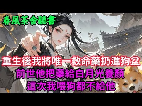 【完結爽文】重生後我將唯一一顆救命藥扔進狗盆 前世他把藥給白月光養顏 這次我喂狗都不給他   #小説 #原創  #古言 #完結#爽文