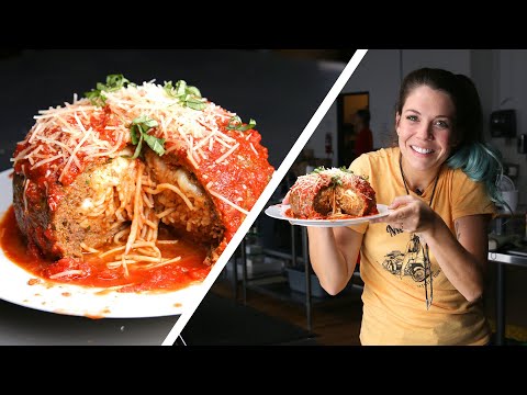 Giant Spaghetti-Stuffed Meatball: Behind Tasty