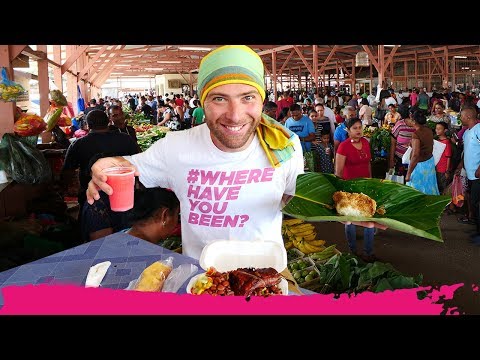 Surinamese Market Food Tour!! Indian & Indonesian Food in Paramaribo, Suriname!!