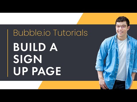 Build A Sign Up Page with Bubble's NEW RESPONSIVE ENGINE