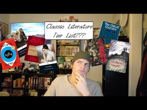 Tier List of Classic Novels?? Classic Literature Tier List??